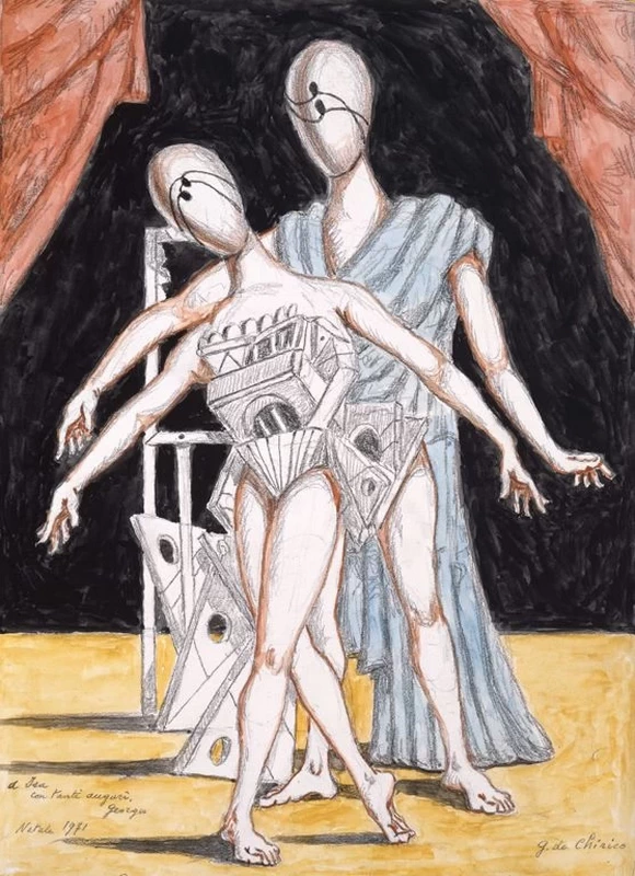 Giorgio De Chirico - 112, I Ballerini, 1971, Fondazione Giorgio e Isa de Chirico, Roma